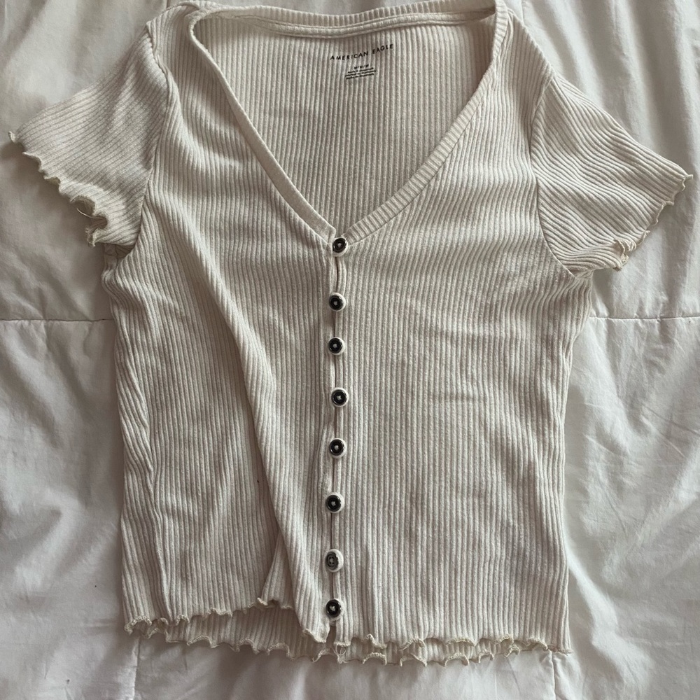 white crop top